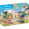 Playmobil Arkliai prie Kaskadų – Plovimo stotelė su Izabela ir liūte – Vaidybiniai žaidimai 5–10 metų vaikams