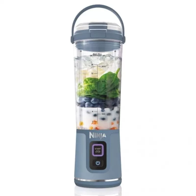 Sportinis blenderis Ninja BC151EUBK — 0,53 L dubuo, 14,4 W, baterija, ledo smulkinimas, juoda