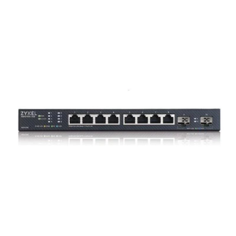 Zyxel XMG1915-10E valdomas L2 2.5G Ethernet jungiklis (10 prievadų, 100/1000/2500 Mbps)