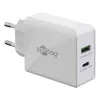 Goobay Dvigubas USB-C™ PD (Power Delivery) Greitas Įkroviklis (30 W) (61674)