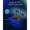Cudy LT700 4G LTE Cat 6 maršrutizatorius su WiFi, Qualcomm mikroschema, dviguba SIM, AC1200, 4 Gigabit prievadai, OpenVPN