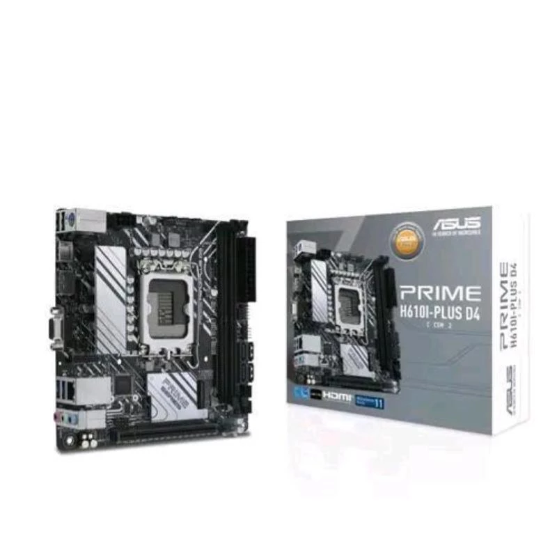 ASUS PRIME H610I-PLUS-CSM pagrindinė plokštė Intel H610 LGA 1700 mini ITX