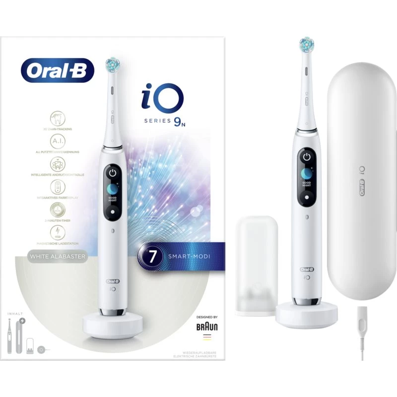 Elektrinis dantų šepetėlis Oral-B iO9 iOM9.1A1.1AD baltas