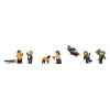 Konstruktorius LEGO City Gaisrinė su sukamu kopėčių automobiliu 60414 — 843 detalės, 5 minifigūrėlės, 220×320×140 mm