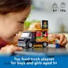 LEGO City Burger Van Maistas Iš Furgono Žaislas 5+ Metų Berniukams Ir Mergaitėms Transporto Priemonės Statybos Rinkinys Su Pardavėjo Minifigūra Ir Aksesuarais