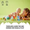 Konstruktorius LEGO DUPLO 10421 ABC Sunkvežimis, 36 dalių, 2 minifigūrėlės, nuo 2 metų, 110×140×70 mm