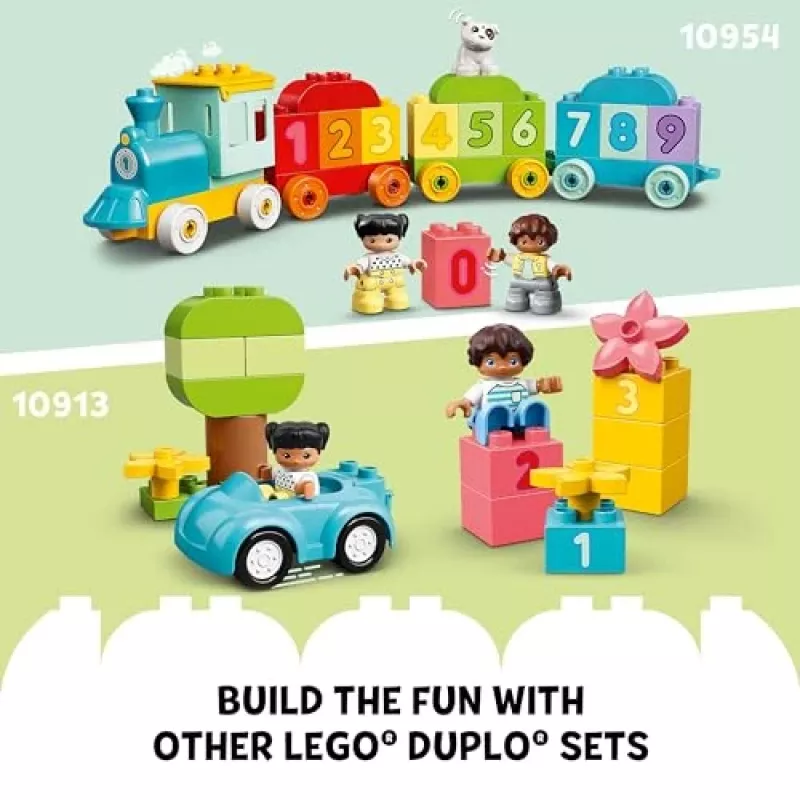 Konstruktorius LEGO DUPLO 10421 ABC Sunkvežimis, 36 dalių, 2 minifigūrėlės, nuo 2 metų, 110×140×70 mm