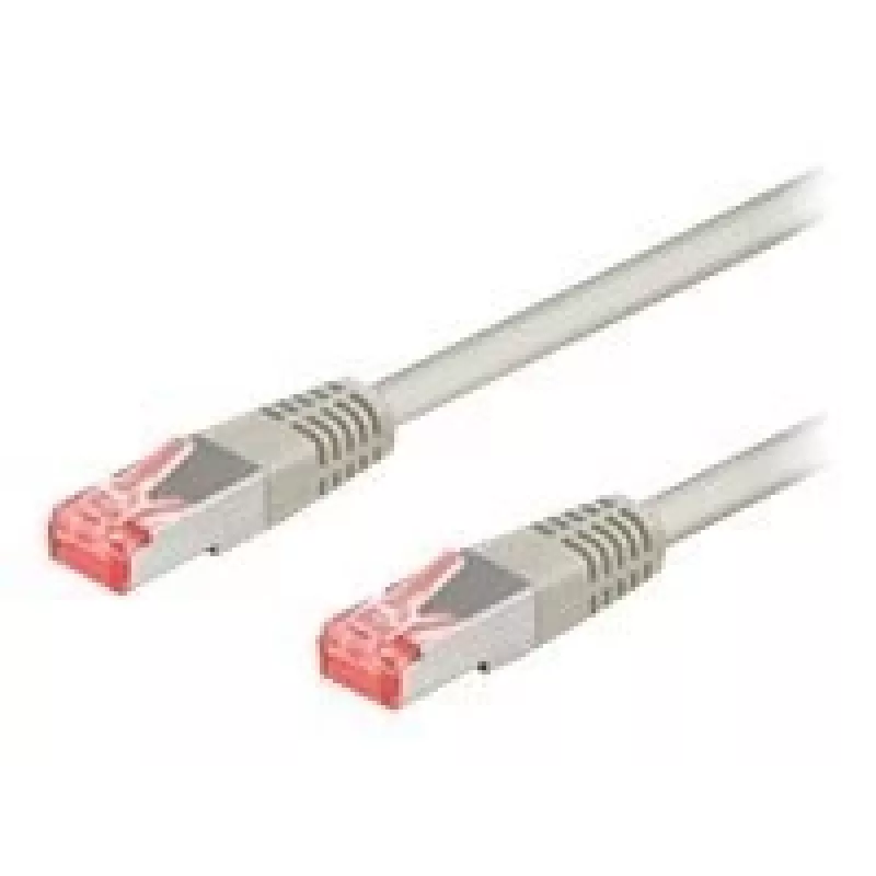 Wentronic Goobay CAT 6 Patch Laidas, S/FTP (PiMF), Pilkas, 10 m - LSZH Halogen-Free, Varis (50891)