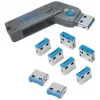 USB prievado spyna LogiLink AU0045 (mėlyna)