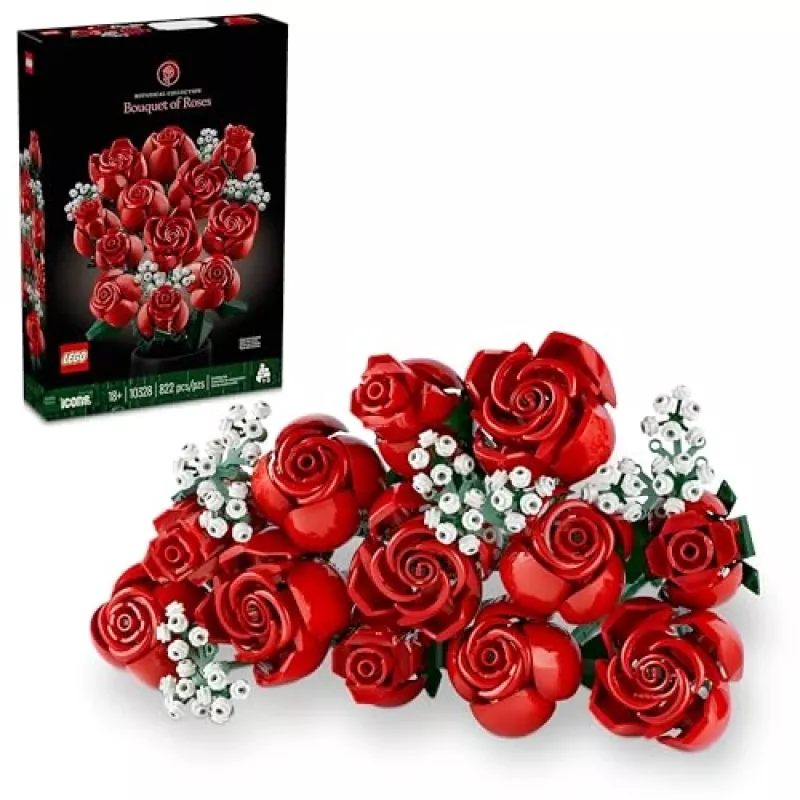 LEGO Icons Gėlių puokštė – Rožės 10328