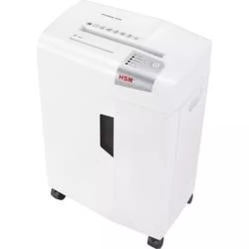 Popieriaus smulkintuvas HSM X15, dalelių pjovimas P-4, 23 cm darbinis plotis, 16 lapų talpa, 26 L krepšelis, sidabrinis