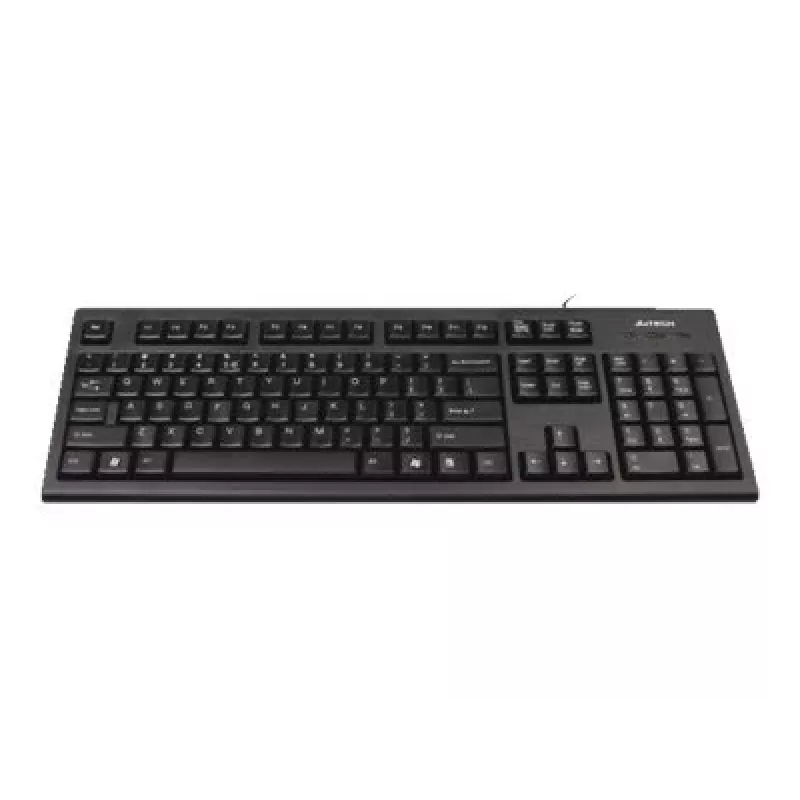 A4Tech KR-85 klaviatūra USB QWERTY JAV anglų juoda