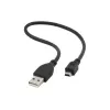 Gembird USB 2.0 A – Mini-USB M laidas 0,3 m pilkas