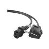 Gembird PC-186 maitinimo laidas juodas 1,8 m CEE7/4 C14 jungtis