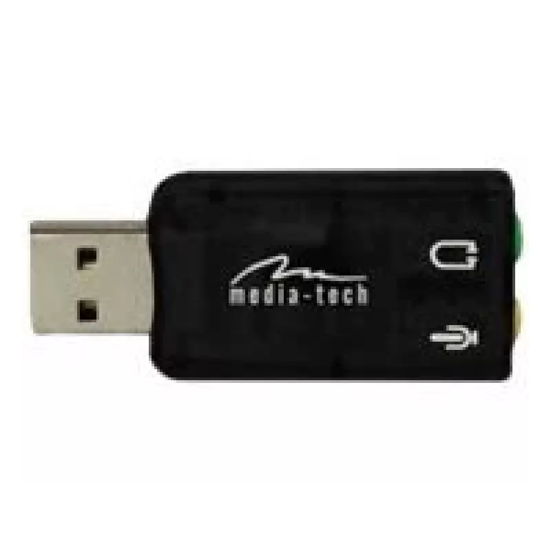 Media-Tech Virtu 5.1 Mt5101 garso plokštė – USB 2.0, virtualus 5.1 garsas