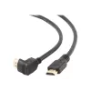 HDMI v2.0 laidas su 90 laipsnių kampu, vyriškas prie tiesaus vyriško, 1,8 m, auksuoti kontaktai, didmeninė pakuotė