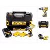 Gręžtuvas DeWalt DCD791D2-QW, 18V Li-Ion, 2×2Ah baterijos, 13 mm greito užspaudimo griebtuvas, 70 Nm, 1,5 kg