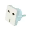 Gembird Cablexpert a-AC-UKEU-001 - Maitinimo adapteris - Jungties keitiklis iš JK į Europos kištuką - Baltas