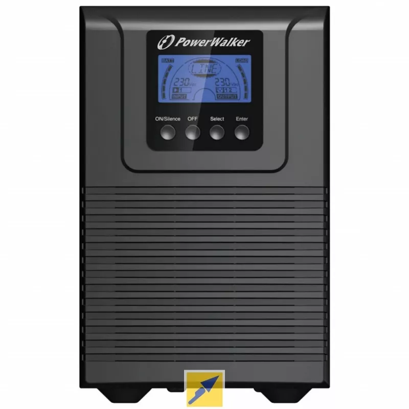 PowerWalker VFI 1000 TG nepertraukiamo maitinimo šaltinis (UPS) 1 kVA / 900 W, 4 kištukiniai lizdai