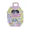 Simba Pamper Petz Husky 105950135 – mielas gyvūnėlis kūdikis su gėrimo ir šlapinimosi funkcija, vystyklai su spalvos keitimo funkcija, stebuklinga letenėlė ir trys staigmenos
