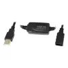 LogiLink UA0143 USB 2.0 laidas USB-A kištukas į lizdą 10 m juodas