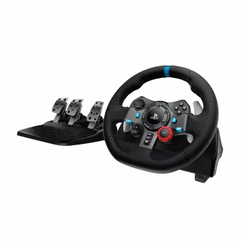 LOGITECH G29 Vairavimo ratas su pedalais, skirtas PlayStation5 ir PlayStation4 – juodas, USB, 900 laipsnių sukimas