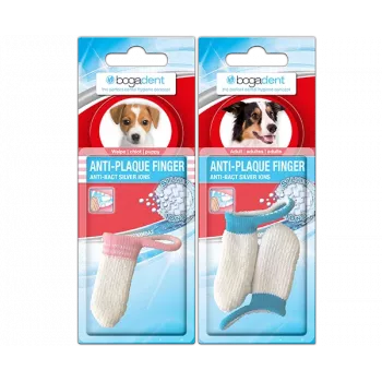 BOGAR Bogadent® Anti-plaque pirštinė – pirštų užvalkalas dantų apnašoms šalinti – 2 vnt.