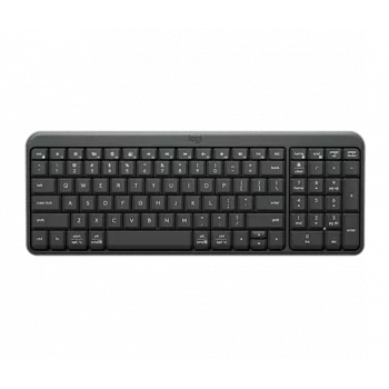 Belaidė kompaktiška klaviatūra Logitech K250 JAV išdėstymas, USB nano imtuvas, žemo profilio klavišai