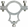 Tvirtinimo rinkinys TechniSat 0000/0440 Sidabrinis plienas