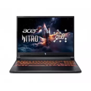 Acer Nitro V 16 AI ANV16-42 žaidimų nešiojamas kompiuteris, 16 colių WUXGA IPS, AMD Ryzen 7 260, 32GB DDR5, 1TB PCIe SSD, NVIDIA GeForce RTX 5060 8GB, FreeDOS, Obsidian Black