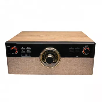 AKAI ATT-300CC Belt-Drive Turntable su USB ir įmontuotu fono stiprintuvu, juoda