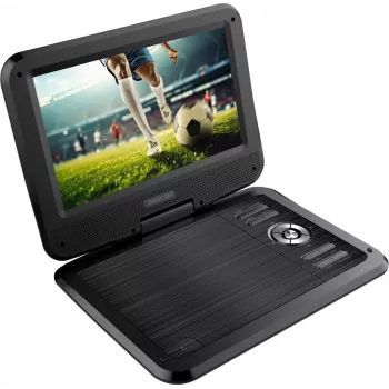 SENCOR SPV 2105 10,1 colių nešiojamas DVD grotuvas su USB/SD, sukamu ekranu, automobiliniu adapteriu