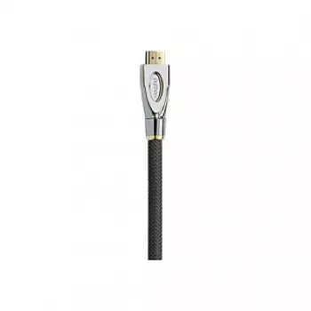 PYTHON HDMI 2.0 laidas 2m juodas 4K 60Hz 18Gbps pintas nailonu