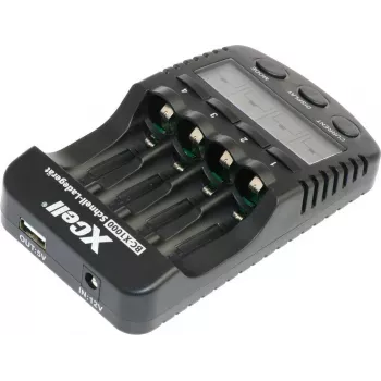 XCell BC-X1000 Greitasis įkroviklis 1-4x AAA AA LCD Ekranas - Baterijų įkroviklis - NiMH