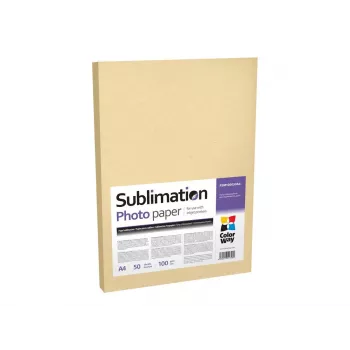 COLORWAY PSM100050A4 Sublimacinio perkėlimo popierius A4 100 g/m² Blizgus 50 lapų