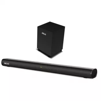 AKAI Garsinė juosta ASB-20CSW 2.1 80W Belaidis žemų dažnių garsiakalbis Bluetooth 5.0 HDMI ARC