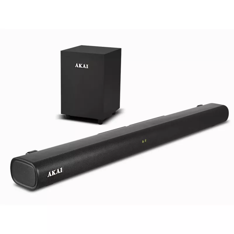 AKAI Garsinė juosta ASB-20CSW 2.1 80W Belaidis žemų dažnių garsiakalbis Bluetooth 5.0 HDMI ARC