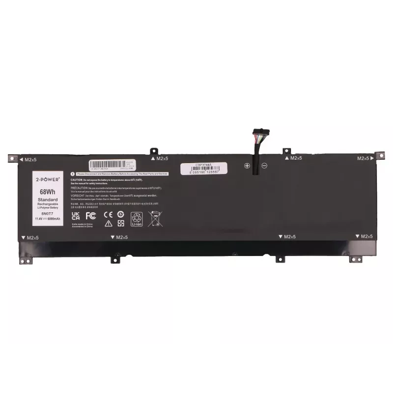 2-Power Pagrindinis akumuliatorius, skirtas Dell XPS 15 9575 2-in-1 - 68 Wh