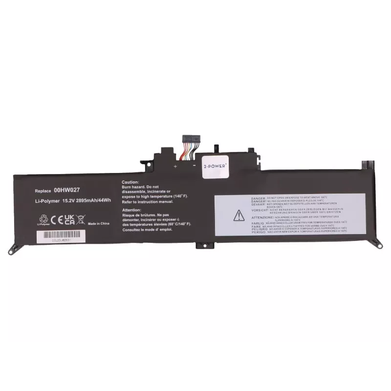 2-Power Pagrindinis akumuliatorių paketas - Įkraunama baterija - 44 mAh