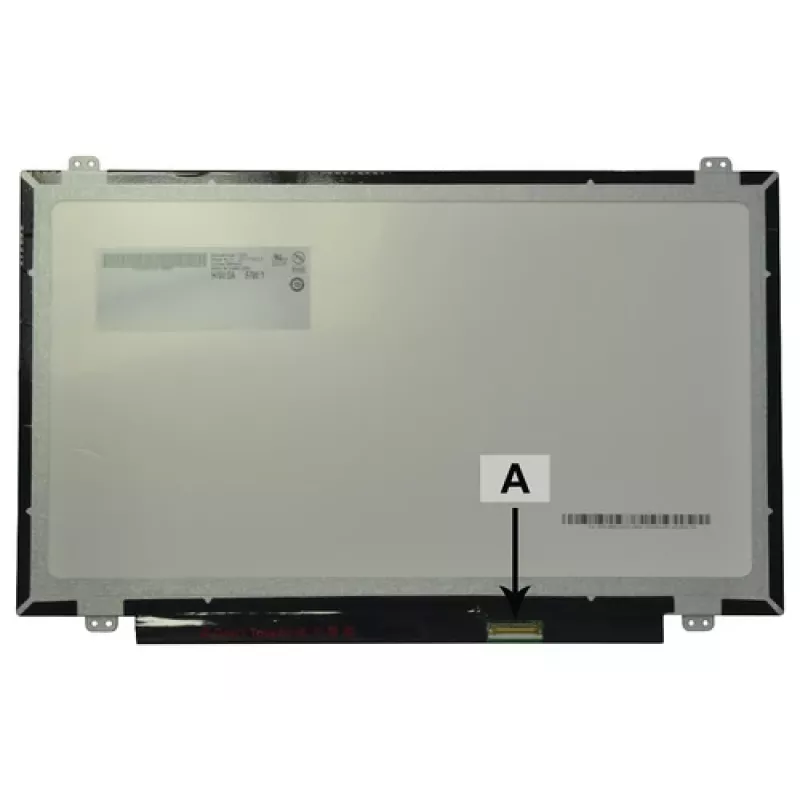 2-Power 14,0 colių HD blizgus nešiojamojo kompiuterio LCD ekranas su laikikliais - 1366x768 - 40 kontaktų LVDS