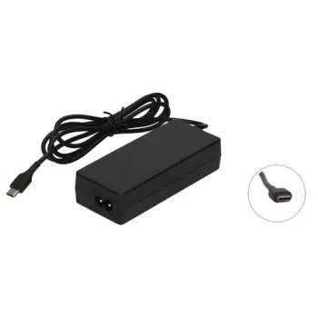 2-POWER PSA Parts CAA0744G 65W AC maitinimo adapteris, skirtas „Lenovo“ nešiojamam kompiuteriui - juoda