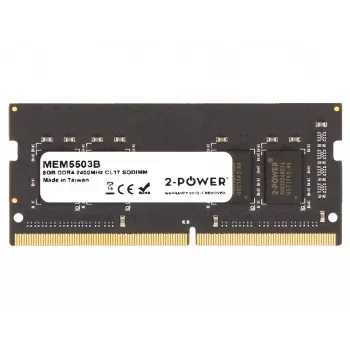 2-Power MEM5503B 8GB DDR4 2400MHz CL17 SODIMM Laptop Atmintis