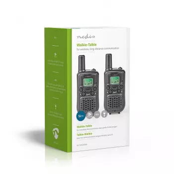 Nedis racijų rinkinys WLTK0500BK 5 km atstumas 8 kanalai PMR446