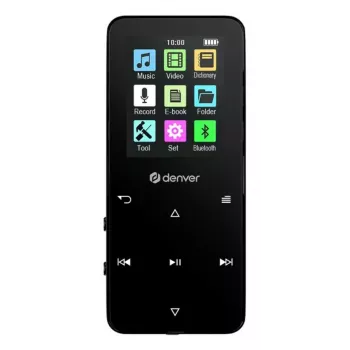 Denver MP-1830B Juodas MP4 grotuvas su Bluetooth, 1,8 inch ekranu, 4GB, juodas