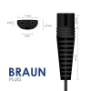 Akyga AK-PD-02 maitinimo adapteris Braun skustuvams ir kirpimo mašinėlėms, 5,9 V, 600 mA, 3,5 W, 1,5 m