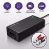 Qoltec automatinis akumuliatoriaus įkroviklis AGM GEL STD | Lygintuvas 12V | 2A | 24W | LED | Laidas 1,8m