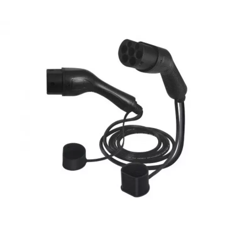 DEFENZO Lineo AC22 7m Type 2 EV Charging Cable 22kW 32A 3-Phase Black