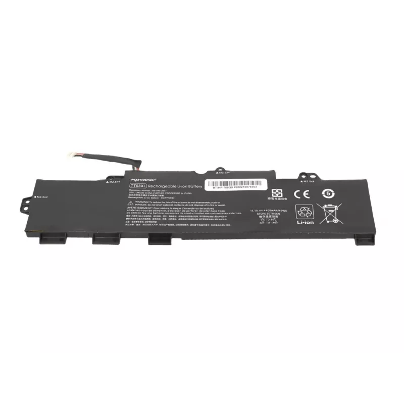 MITSU baterija TT03XL, skirta HP EliteBook 755, 850 G5, 850 G6 – 4400 mAh (49 Wh)