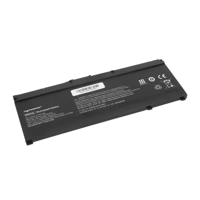 MITSU akumuliatorius SR03XL, skirtas HP Gaming 15 17 Omen 15-DC - 4380 mAh (51 Wh)