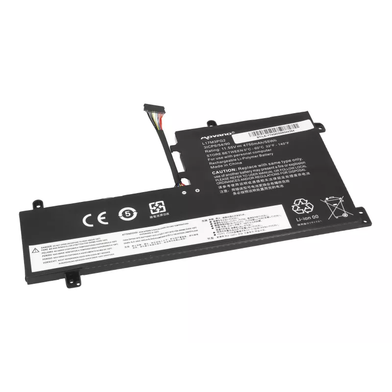 MITSU Battery L17C3PG2, skirta Lenovo Legion Y530 Y730 Y7000 – 4750 mAh (55 Wh)